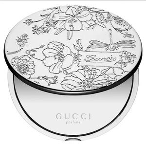 Gucci Flora Floral Compact Double Sided Mirror in Box